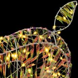 vidaXL 3D jelen Toplo bela 180 cm PET | Shoptok.si