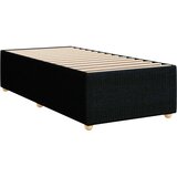  LED okvir za krevet s madracem Crna 90 x 200 cm Tkanina | shoptok.hr