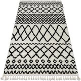 RugsX Preproge Preproga BERBER SAFI N9040 bela / črna 240x330 cm Bela | Shoptok.si