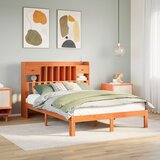 vidaXL Krevet s regalom za knjige bez madraca 120 x 200 cm od borovine Cijene