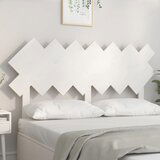 vidaXL Uzglavlje za krevet Bijela 151,5x3x81 cm od masivne borovine | shoptok.hr
