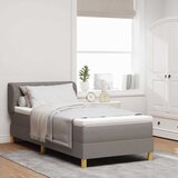  s opruga kutije Sivo-smeđa 90 x 190 cm tkanina | shoptok.hr