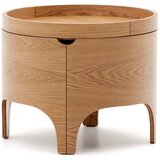 Kave Home Nočna omarica v jesenovem dekorju v naravni barvi Octavia – | Shoptok.si
