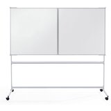 eurokraft pro pomična zložljiva tabla, jeklena pločevina, emajlirana, šxv 3000 x 1890 mm | Shoptok.si