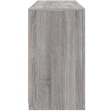 vidaXL Komoda s LED svjetlima boja sivog hrasta 123x37x67 cm | shoptok.hr