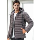 Dewberry M8658 MEN'S COAT-ANTHRACITE-1 | Shoptok.si