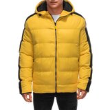 Edoti Men's quilted winter jacket - yellow | Shoptok.si