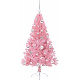  Umjetno predsvijetljeno božićno drvce Ružičasta 150 cm PVC | shoptok.hr