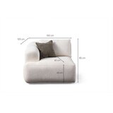 Atelier Del Sofa Dvosjed Sofia (D1 + 1R), Bijela | Eponuda.ba