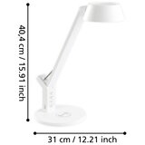 Eglo 99831 - BANDERALO LED stona lampa, prigušiva, dodirna, LED/4,8W/230V, bela | Eponuda.com