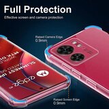 Techsuit Shockproof Clear Silicone prozirna maskica otporna na udarce za Motorola Edge 40 / Edge (2023) | shoptok.hr