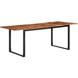vidaXL Blagovaonski stol 200 x 100 x 75 cm od masivno drvo bagrema - 200 x 100 x 75 cm 1 | shoptok.hr