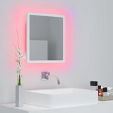  LED kupaonsko ogledalo bijelo 40 x 8,5 x 37 cm akrilno | shoptok.hr