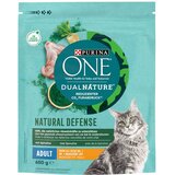 Purina ONE Dual Nature Adult s piščancem in spirulino - Varčno pakiranje: 2 x 650 g | shoptok.hr