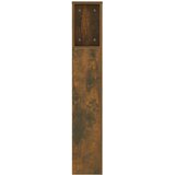  Uzglavlje s ormarićem boja dimljenog hrasta 140x18,5x104,5 cm | Eponuda.com