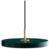 UMAGE Temno zelena kovinska LED zatemnitvena viseča svetilka s kovinskim senčilom ø 31 cm Asteria Plus – | Shoptok.si