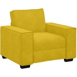  3-dijelni set sofa s jastucima žuti baršun - Žuta 1 | shoptok.hr