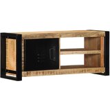 Maison Chic TV omarica - TV stojalo - Televizijska omarica 80x30x35 cm Masivni neobdelan les Mango, (21698934) | Shoptok.si