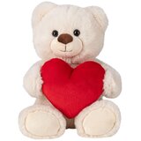 Free 2 Play Medvedek s srčkom Rumi, 21 cm beige Cene