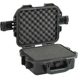 vidaXL Prenosni letalski kovček črn 30x24,5x12,5 cm PP | Shoptok.si