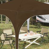  Rastezljivi šator za zabave 290 x 290 x 245 cm Sivosmeđa | shoptok.hr