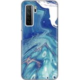  Silikonska maska za Huawei P40 Lite Blue Marble Print plava Cene