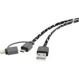 Renkforce Micro-USB/Lightning 2 u 1 kabel za punjenje i sinkronizaciju 0,2 m | Eponuda.ba
