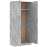 Ormar siva boja betona 90 x 52 x 200 cm od konstruiranog drva | shoptok.hr