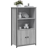  Visoka komoda siva boja hrasta 62x32x103,5 cm konstruirano drvo | Eponuda.com