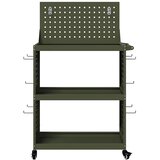  Količar za alate s policom Maslinasto zelena 65 x 35 x 111 cm | shoptok.hr