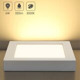 Aigostar LED plafonsko površinsko svetlo LED/6W/230V 3000K 12,2x12,2 cm bela | Eponuda.com