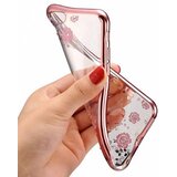 Nillkin Silikonski ovitek z rožicami za iPhone 12 / 12 Pro - roza | Shoptok.si