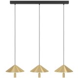 Eglo 390272 - paraguay led prigušiva viseći luster na sajli 3xLED/12W/230V 3000K zlatna | Eponuda.com