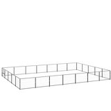  Kavez za pse crni 35 m² čelični | shoptok.hr