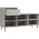 Ormarić Omarica za čevlje betonsko siva 102x36x60 cm inženirski les, (20709946) | Shoptok.si