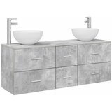  Set ormarića za kupaonicu 3 kom. Betonska siva - Betonska siva | shoptok.hr