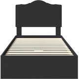  s od storage Podesivo Crna 90 x 190 cm Konstruirano drvo | shoptok.hr