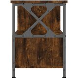 TV ormarić boja dimljenog hrasta 90x33x45 cm od drva i željeza | shoptok.hr