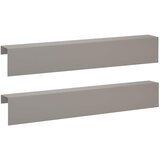 Profil za rubove vrta 2 kom. 100 x 10 x 15 cm Otporni čelik Rđa | shoptok.hr