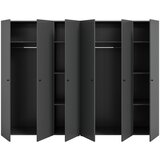 MID.YOU Omara S Klasičnimi Vrati Darwin, Antracit | Shoptok.si