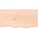 Stolna ploča 80 x 40 x 2 cm od netretirane masivne hrastovine | shoptok.hr