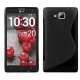  Ohišje, združljiv z LG v oksidnem črni barvi - zaščitni pokrov iz fleksibilnega silikona TPU, (20585444) | Shoptok.si