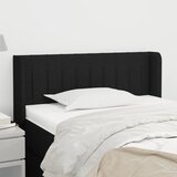  Uzglavlje s ušima crno 103x16x78/88 cm od tkanine | Eponuda.ba