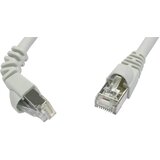 Telegärtner L00005A0080 RJ45 omrežni kabel\, Patch kabel CAT 6a S/FTP 10.00 m siva ognjevaren\, z zaščitnim zapornim zatičem 1 kos, (20418910) | Shoptok.si
