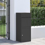  Sandučić za pakete s pohranom Crna 47,5 x 38 x 59 cm Čelik | Eponuda.com
