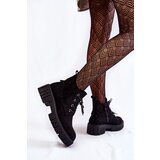 Sergio Leone Suede Warm Lace-Up Boots Black Bjorg | ePonuda.com