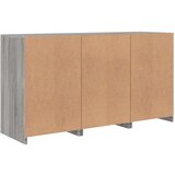 vidaXL Komoda s LED svjetlima boja sivog hrasta 123x37x67 cm | shoptok.hr