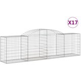  Lučne gabionske košare 17 kom 300x50x80/100cm pocinčano željezo | Eponuda.ba