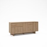 Marckeric Komoda u dekoru hrasta u prirodnoj boji 180x76x45 cm Carpi – | shoptok.hr