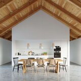  Obesna svetilka CASCO bela/naravni les, (21348107) | Shoptok.si